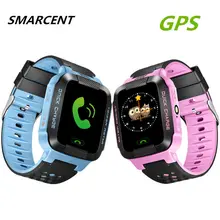 SMARCENT GPS Rracker Children Smart Watch 1.44 Inch Touch Screen With Flashlight SOS Anti Lost GSM Phone Setracker APP pk Q50