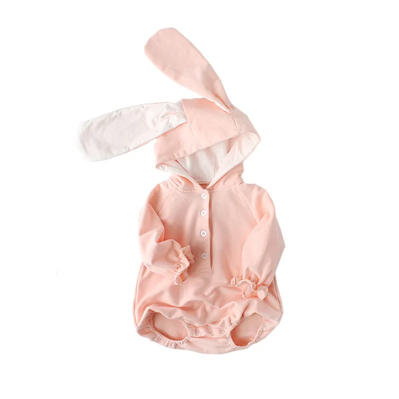 

Baby Clothing Infant Long Sleeve Bodysuit One Piece Cute Rabbit Ear Toddler Autumn Winter Soft Delicate and Thick Soft Fabric