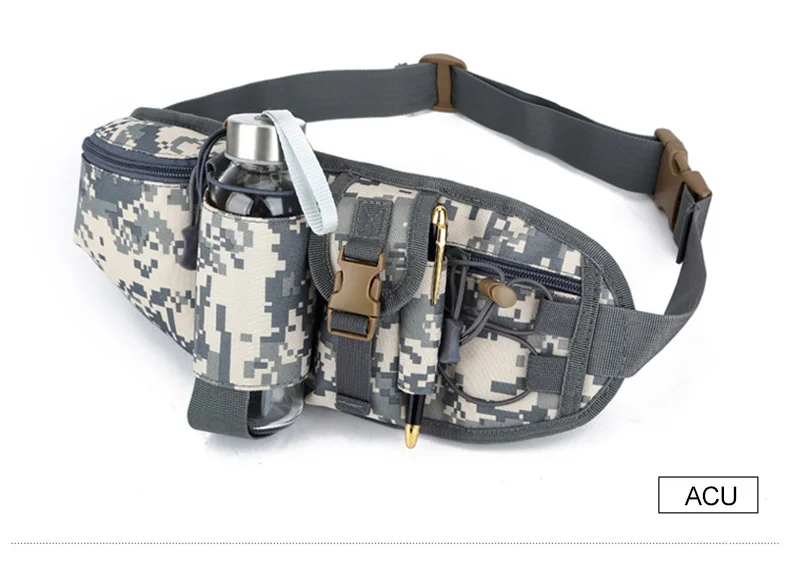 Поясная Сумка для туризма армейский водонепроницаемый рюкзак треккинг тактический камуфляж военная сумка мобильный кошелек чехол для телефона XA913WD