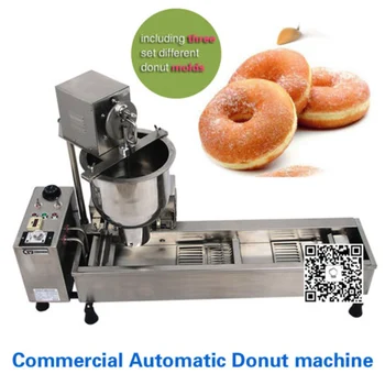 

doughnuts making machine 3 sizes molds, 110v/220v Donut Conveyor Machine With digital counter
