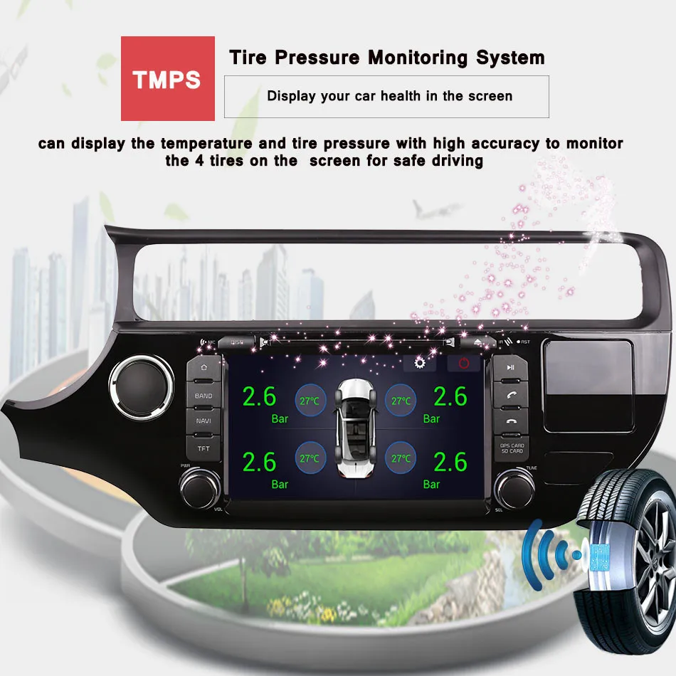 Excellent 4G RAM Android 9.0 Car dvd gps player for Kia rio k3 2015 2016 in dash dashboard radio video player+Aux 1024*600 Resolution 14