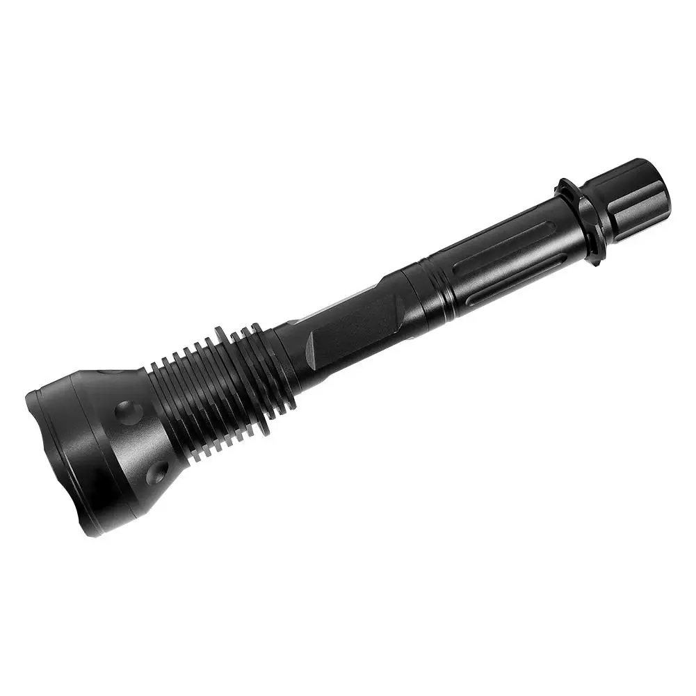 

2018 New Arrival Strong Light Hunting Long Shot Torch 2*18650 Flashlight Necessary For Outdoor Travels Hot Selling