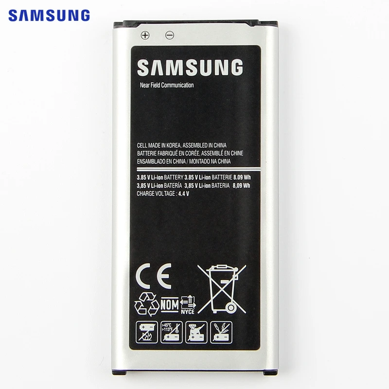 SAMSUNG сменный аккумулятор EB-BG800CBE для Samsung GALAXY S5 mini S5MINI SM-G800F G870a G870W EB-BG800BBE 2100mAh NFC