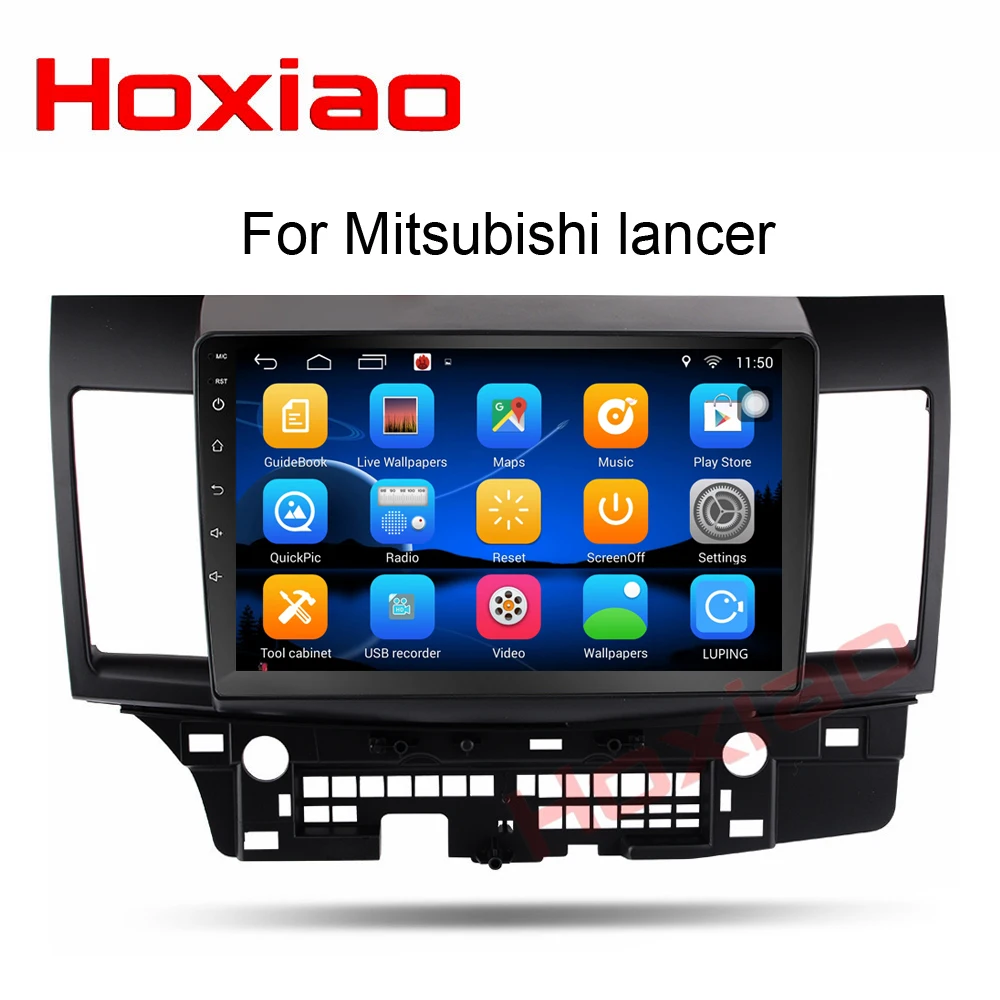 Sale 2G+32G Android Car DVD for MITSUBISHI LANCER 2008-2015 9 X 10.1 inch Head Unit Car Stereo Radio 2 din Car multimedia player 18