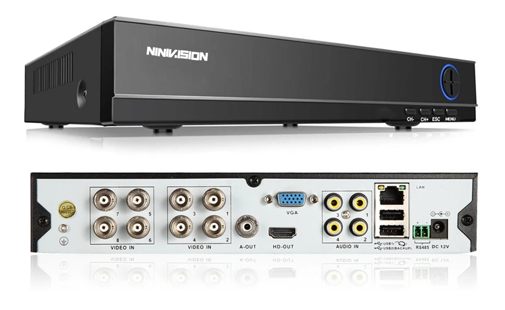 Cheap Full HD 1080P 3000TVL CCTV security system 8CH 1080P AHD DVR kit 8*2mp Outdoor video surveillance security camera kit WIFI DVR 7