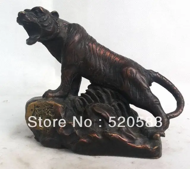 

Art EXQUISITE CHINESE BRONZE STATUE:Tiger