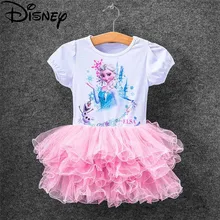 Платье Диснея из мультфильма «Холодное сердце»; костюм принцессы Анны и Эльзы для маленьких девочек; Детский карнавальный костюм принцессы Рапунцель; vestidos Infantis