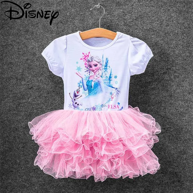 

Disney Frozen dress nova Princess Anna Elsa Girl Baby Elsa Costume Kids Princess Vestidos Infantis carnival costume rapunzel
