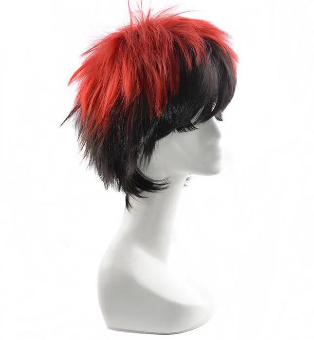 新しいファッション短い髪かつら男性かつら合成ショートメンズオンブル赤黒かつら男性コスプレアニメウィッグ Wig Afro Wig Brownwig Doll Aliexpress 新しいファッション短い髪かつら男性かつら合成ショートメンズオンブル赤黒かつら男性コスプレアニメウィッグ Wig Afro Wig Brownwig Doll Aliexpress
