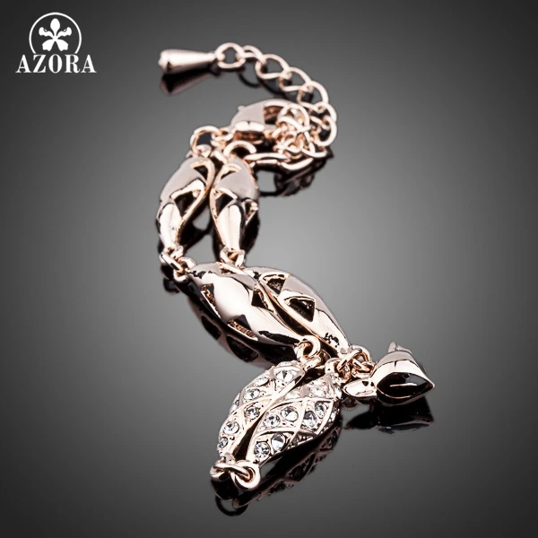 Браслет из австрийского хрусталя Stellux с розовым золотом|a bracelet|bracelet ajewelry bracelet |