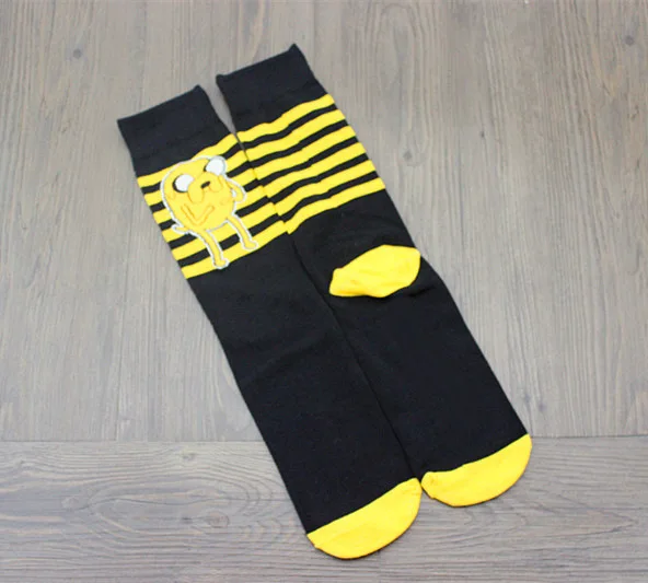 Cute anime cartoon adventure socks yellow street role playing cotton comics female men socks party novelty interesting spring - Color: 2