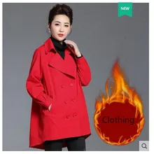 Осень-зима, новая женская одежда, стеганая красная куртка, пальто, винтажное пальто, пальто, Женский Повседневный Свободный Топ, Женская куртка