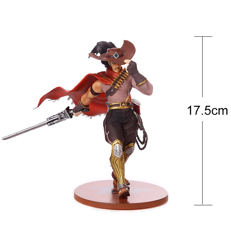 

LOL League of Legends figure Action Game yasuo Cowboy Model Toy action-figure 3D Game Heros anime party decor boy Creative Gift