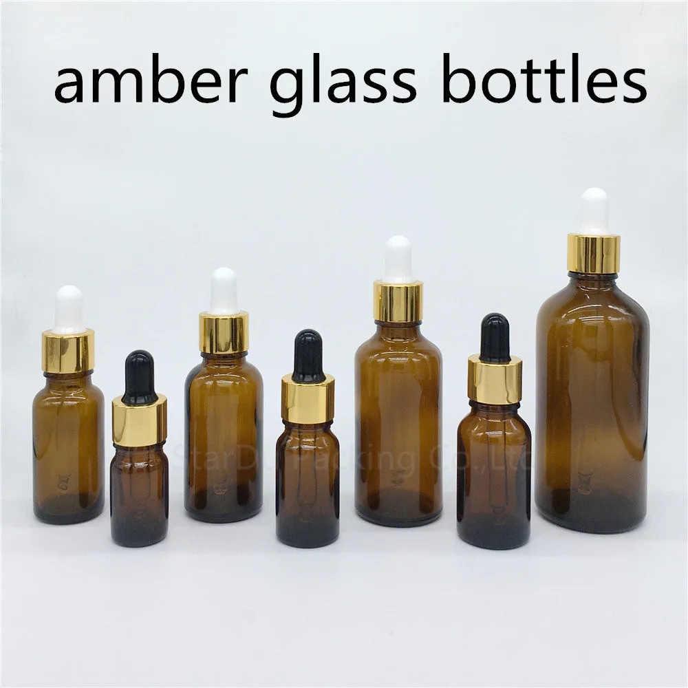 Download 100pcs 5ml, 10ml,15ml,20ml,30ML,50ml,100ml amber Glass ...
