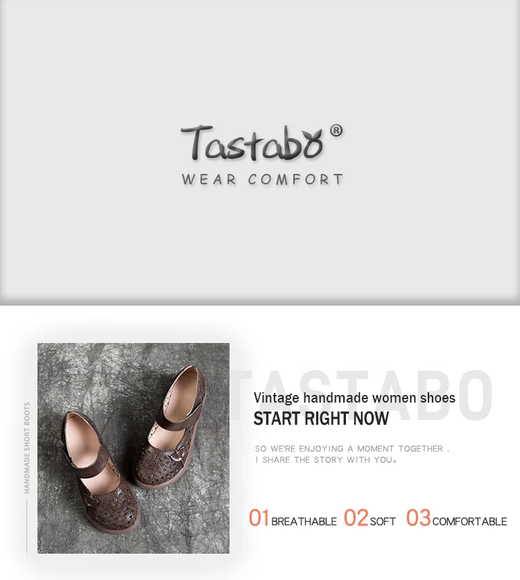 Tastabo/ г.; женская обувь с перфорацией на липучке; легко надевать и снимать; простая повседневная женская обувь на каждый день; Удобная подкладка