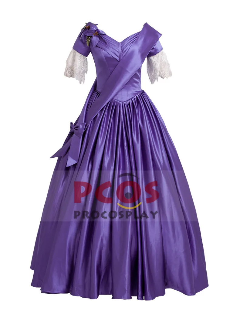 The Young Victoria Film Queen Victoria Cosplay Costume purple ball / party / event Dress