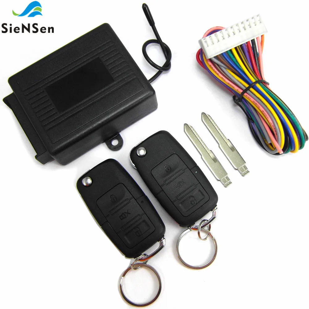 

SieNSen Car Auto Remote Central Kit Door Lock Locking Vehicle Keyless Entry System With Remote Controller Car Styling Accessorie