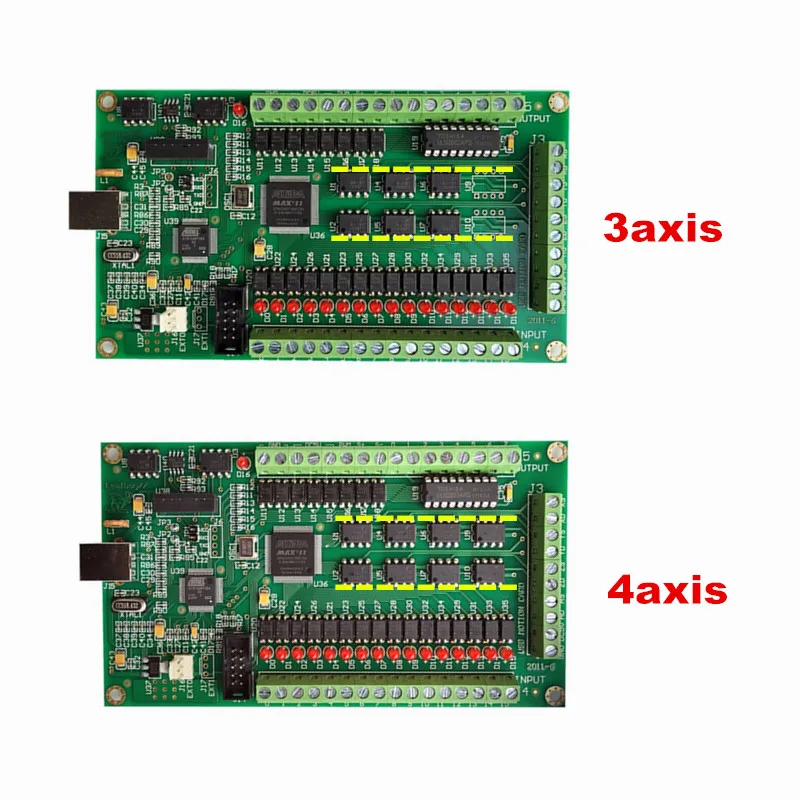 Cartão de Controle Controlador para Cnc Eixos Movimento Breakout Placa Interface Cnc Máquina Gravura 3 4 Usb Mach3