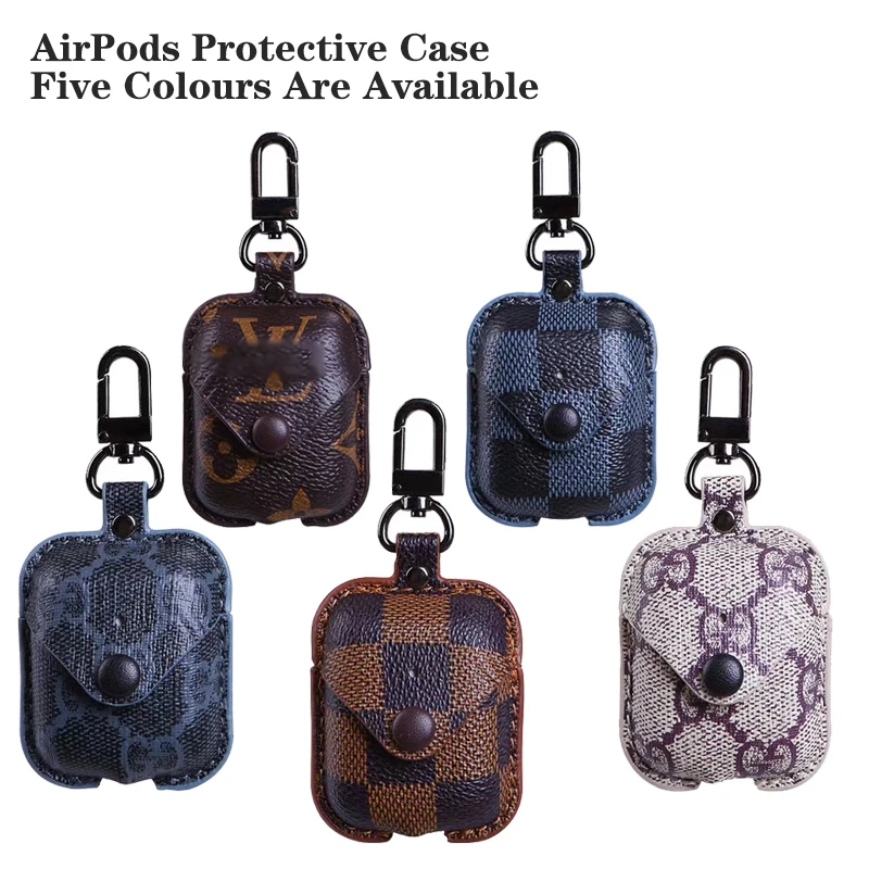 

AirPods Portable Protective Sheath Anti-drop Water Lattice Cortex Protective Sheath 5 Colors Optional