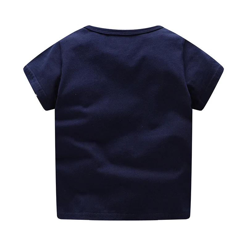 SAILEROAD 2 7Years Дети Мальчики Футболка Хлопок Мультфильм Ракета Космическая Pattern