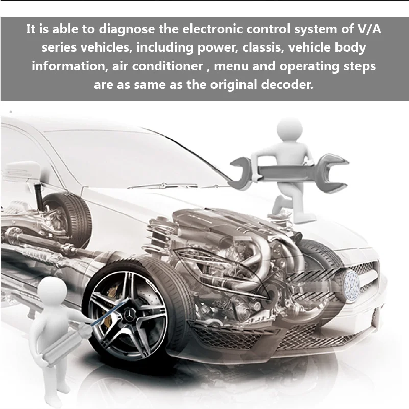 Autophix V007 OBD2 obd ii читатель кода автомобиля для V-W/Au-ди/Seat/Skoda авто инструмент диагностики