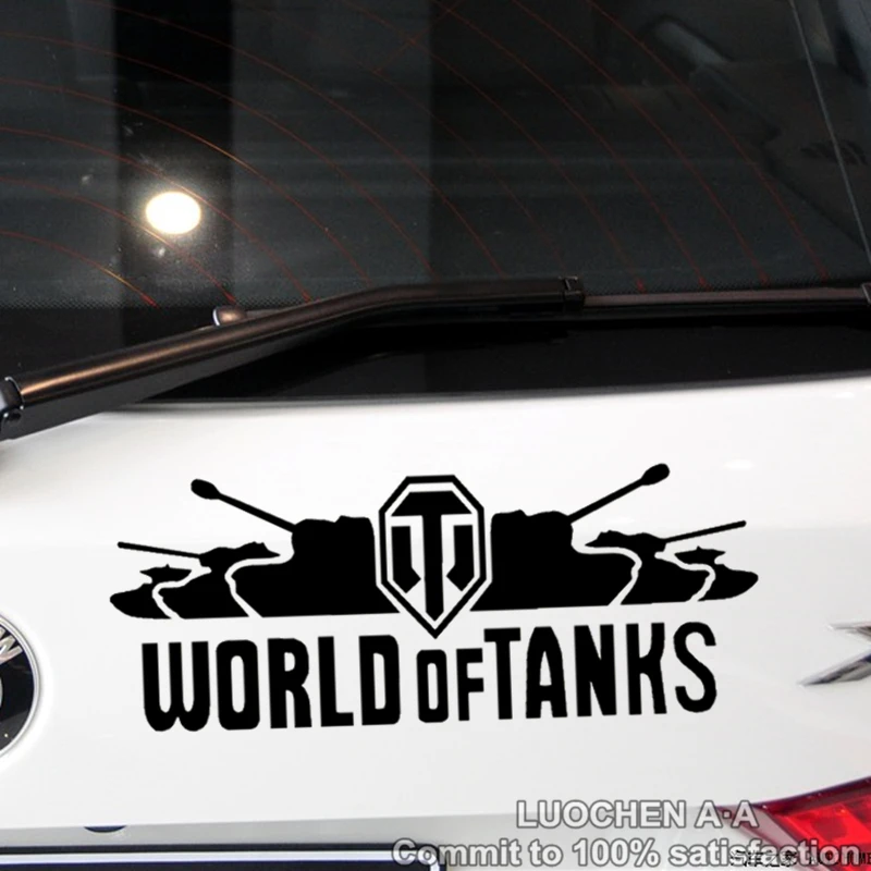 

Car Stickers World of Tanks Game Funny Creative Decals Scratches Waterproof Vinyls Auto Tuning Styling 20x8cm 30x12cm D10