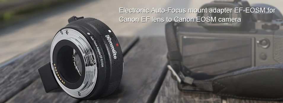 Commlite электронное AF переходное кольцо для объектива Canon EF/EF-S для камер Micro Four Thirds(M4/3