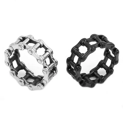 Gothic Stainless Steel Ring Punk Rock Biker Mens Ring SWR0680_3