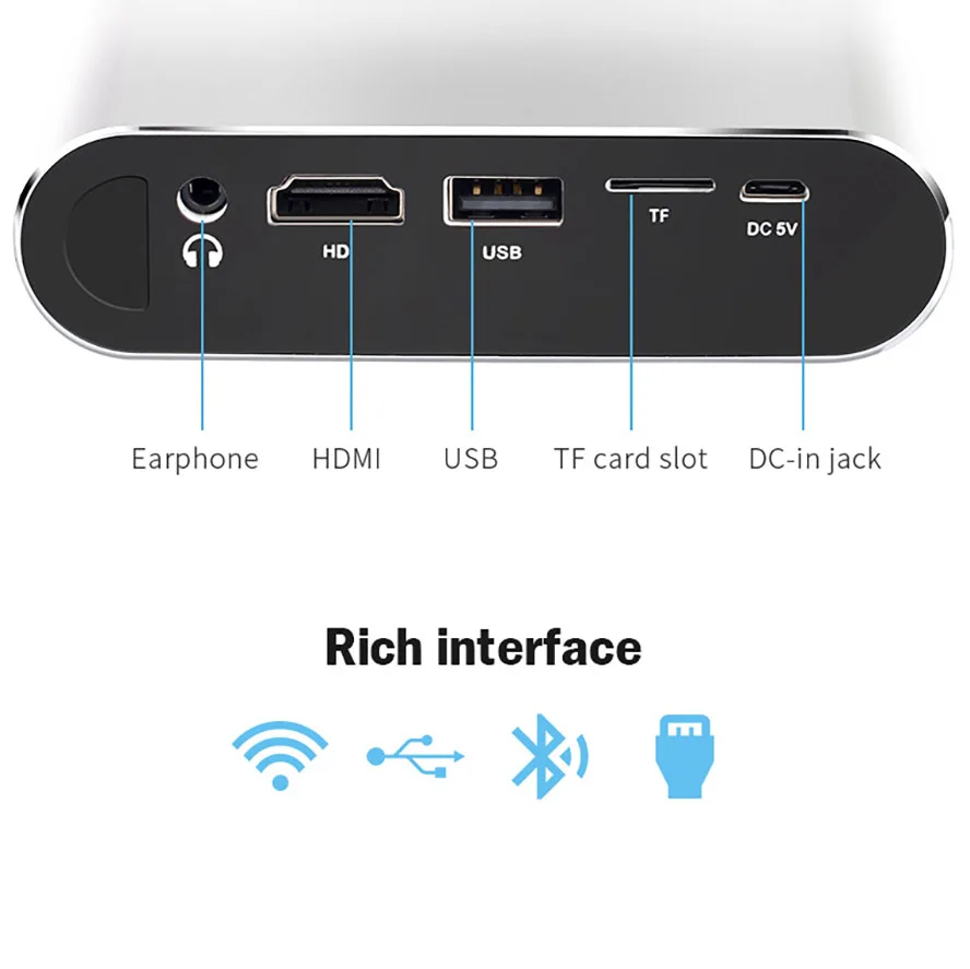 TORA DOLA PH20 сенсорный DLP проектор Android 7 0 WIFI Bluetooth аккумулятор 5400 мАч HD вход
