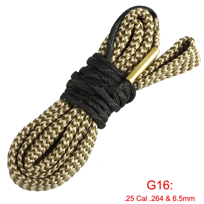 BoreSnake .25 Cal .264 & 6.5mm Gun Cleaning Kit Rifle Barrel Cleaner Pistol Cleaning Brush Hunting Accessories RL37-0035-G16-