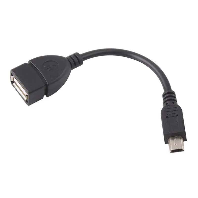 Mini USB B Male to USB 2.0 A Female Host OTG Adapter Extension Cable