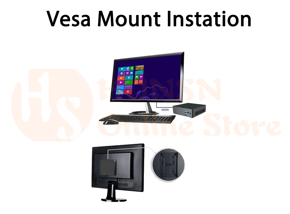 Fanless Mini PC I5 8250U I7 8550U HUNSN BA02 (10)