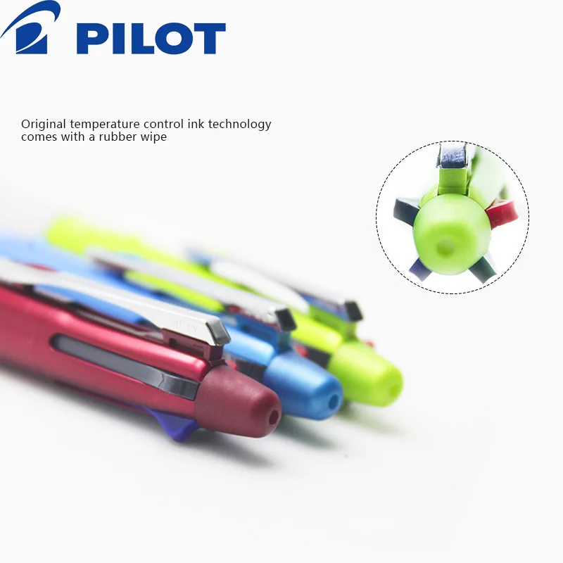 1 шт. Pilot Dr. Grip 4+ 1(4 шариковые ручки 0,7 мм черный, синий, зеленый, красный+ 1 механический карандаш 0,5 мм) BKHDF-1SR принадлежности для письма