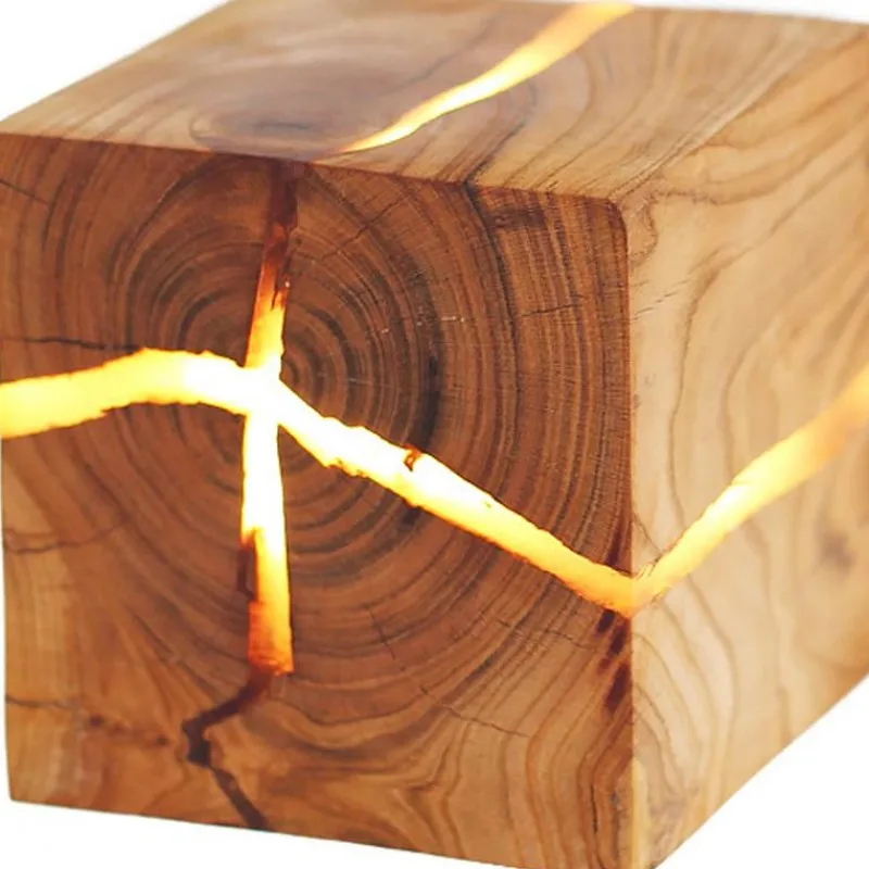 

Japanese Style Art Decoration LED Wall Lamp Bedroom Bedside Aisle Indoor Home Light Fixtures G4 Wood Wall Lamps for Living Room