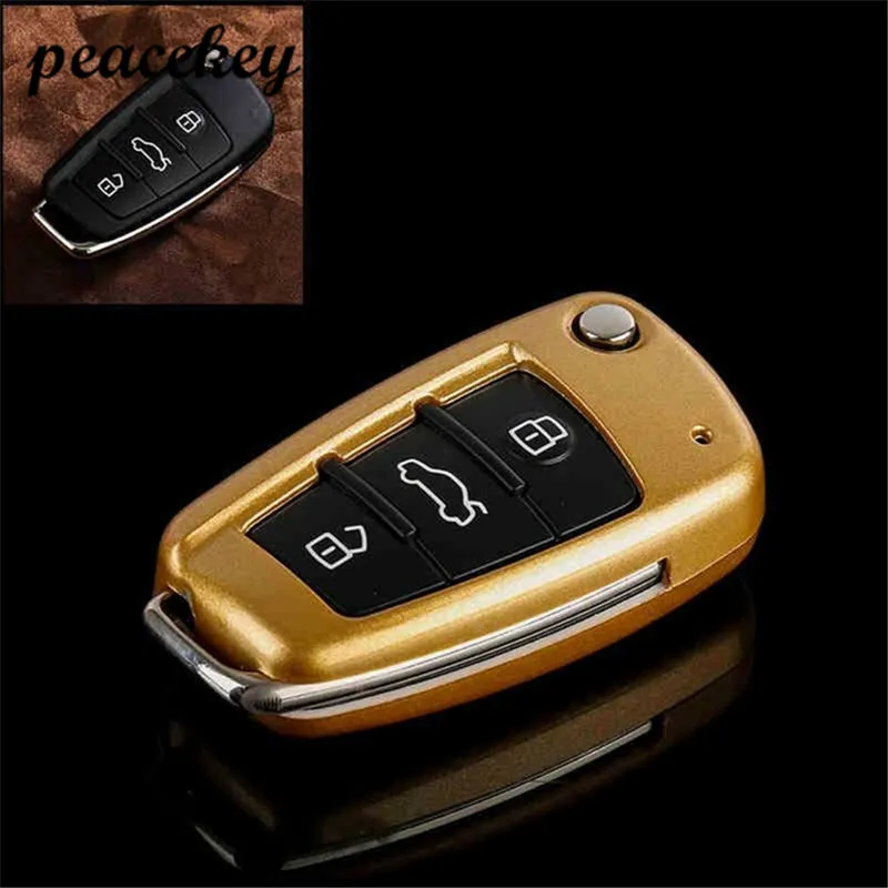 Защитный чехол Peacekey для Audi A6 A1 Q3 Q7 TT R8 A3 S3 автомобильный смарт ключ ключей брелок|key