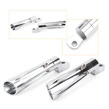 

Racing Footpegs Foot Pegs Pedal For Harley Sportster FXSB/SE FXS FXCW/C XL 1200N/1200T XG etc driver's Position 2PCS Chrome