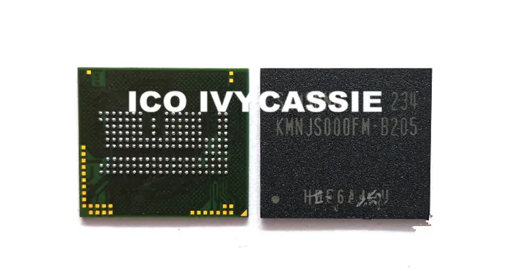 KMNJS000FM-B205 eMMC 4 Гб emcp ИС флэш-памяти NAND chip BGA162 100% Протестировано | Электронные