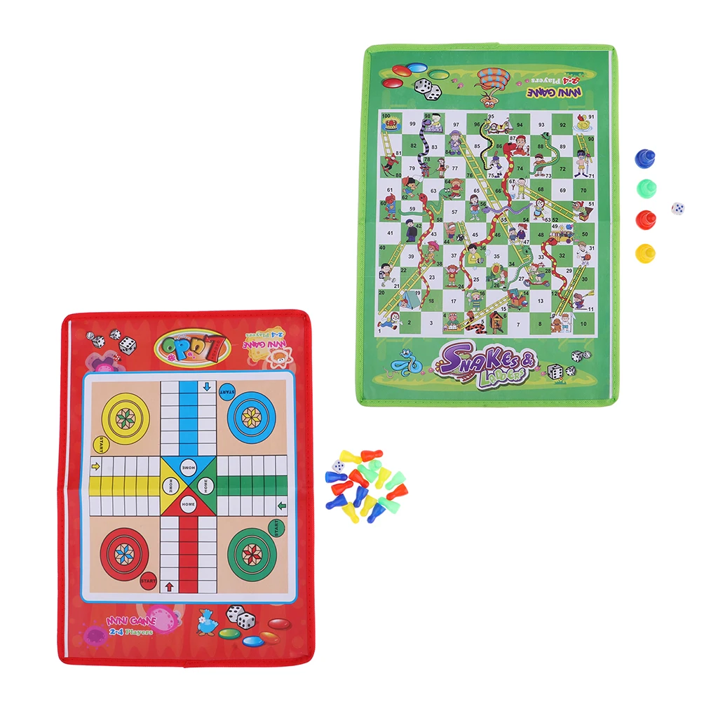  2Travel Home Holiday Flight Chess Traditional Board Game Flying Ludo Chess Game Kids Children Toy Gift
