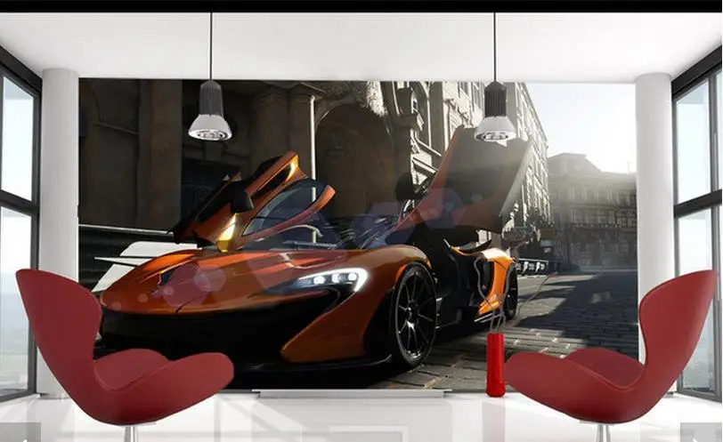 

3d wallpaper custom 3d wall murals wallpaper Cool modern aesthetic latest sports car murals paper 3d living room photo wallpaper