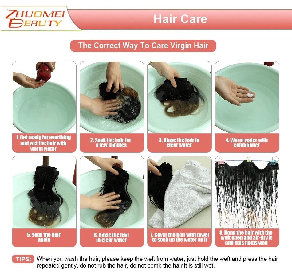 Zhuomei красота бразильских волос объемная волна 3 пряди с закрытием P человеческие волосы пряди с закрытием 4*4 Кружева Закрытие Remy 8-36 дюймов