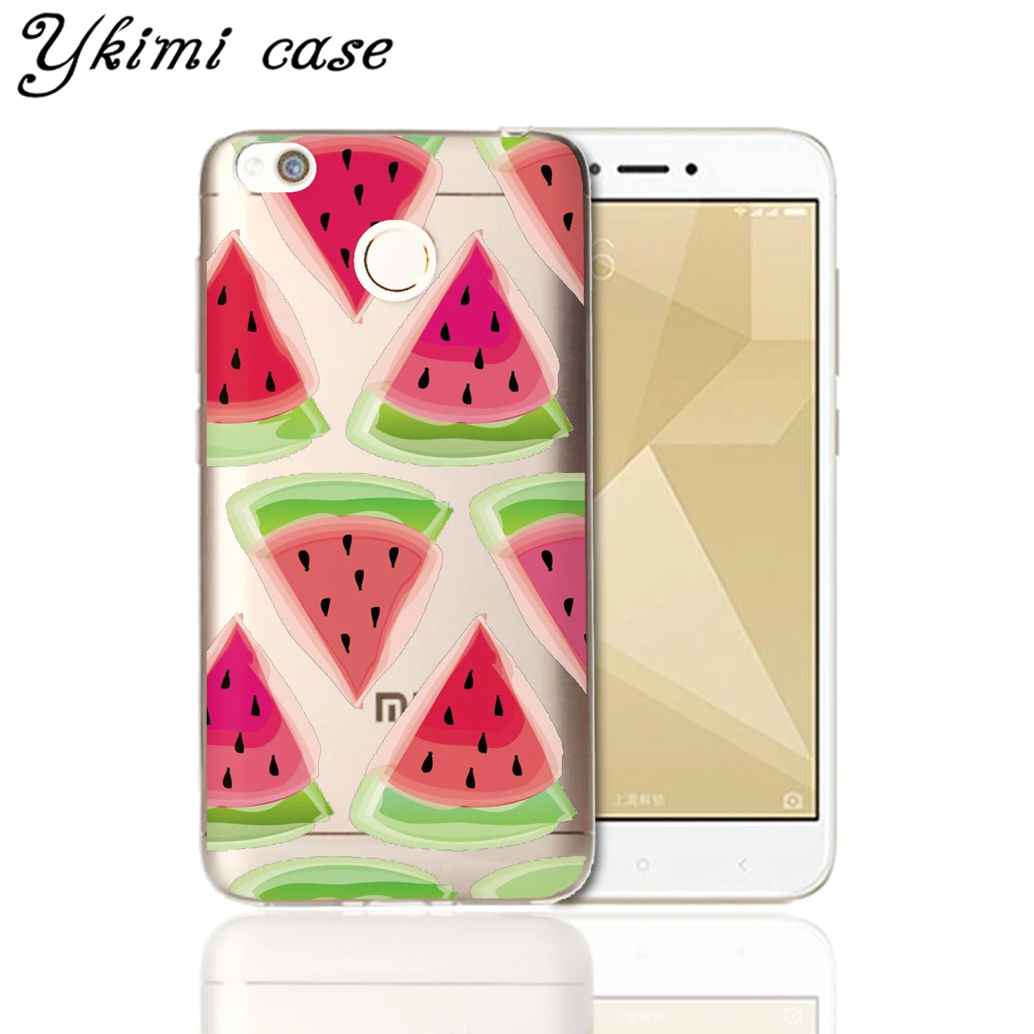 Ykimi case Fashion Fruits and Drinks Cover For Xiaomi Redmi 5 plus 5a 6 pro 6a 4x 4a note 4 4x 5 pro 5a 6 case soft Silicone TPU