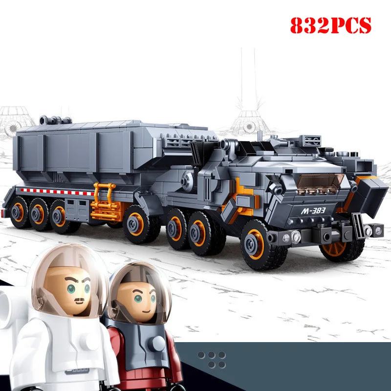 

832PCS Heavy Transport Vehicle Truck Building Blocks Compatible Legoings City Technic Bricks Educational Toys Gifts For Children