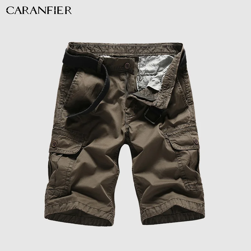 CARANFIER 2018 летние шорты-карго Для мужчин s Повседневное модная разноцветная карман свободные Для мужчин Военная открытом воздухе короткие