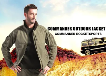 

Army Tactical TAD Shark Skin Commander Military Softshell Jacket Men Thermal Waterproof Windbreaker Active Jackets