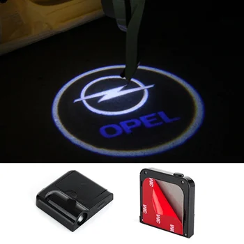 

2X LED Car Laser Logo Projector Door Light For Opel Astra H G J Corsa D C B Zafira Vectra C Mokka Meriva Omega Vivaro Insignia