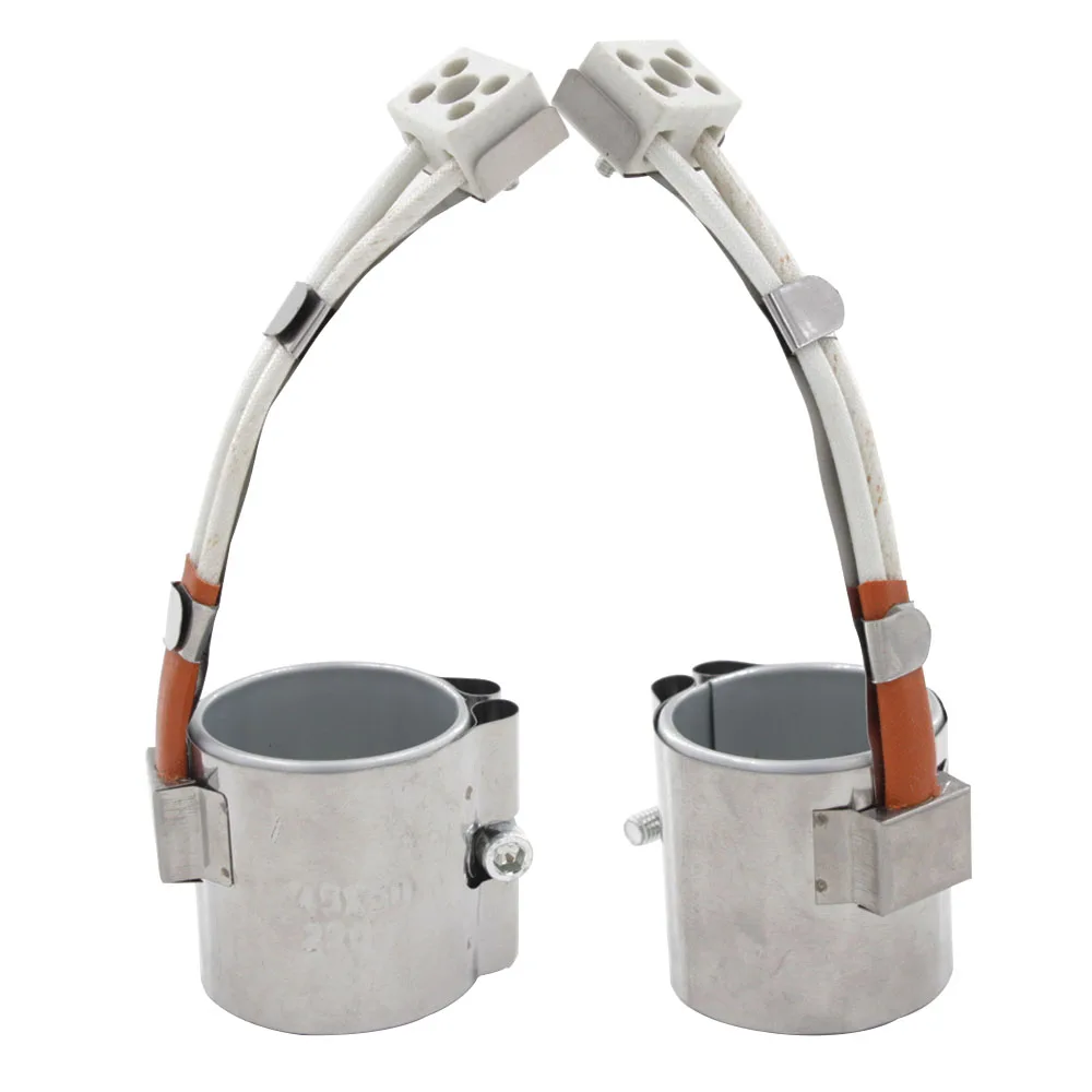 

Custom Welcomed 42x55mm 42x60mm 45x30mm Mica Band Heater Stainless Steel 110V/220V/380V Electric Band Heating Element