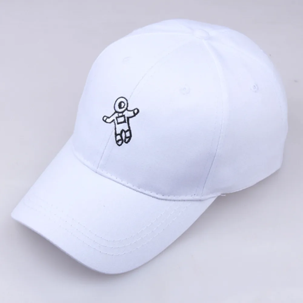 Унисекс модная шапка астронавт Emberoidery бейсболки кепки для мужчин женщин повседневные Простые черные кепки унисекс регулируемые спортивные шапки