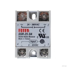 Твердотельный релейный модуль SSR-25DA 25A 250V 3-32V DC вход 24-380VAC выход питания Прямая поставка LS'D инструмент qiang