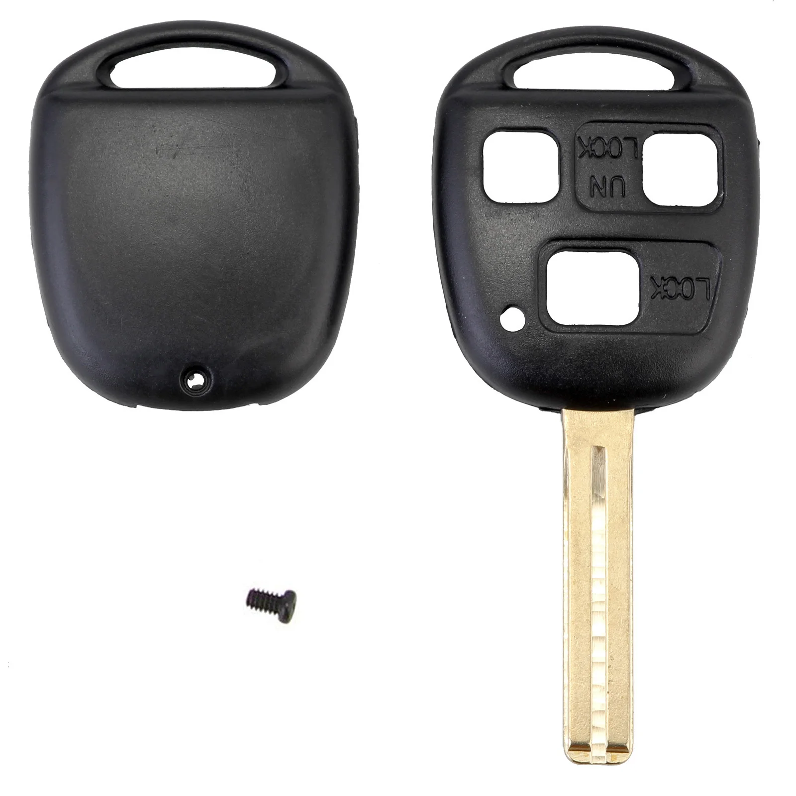 

3 Buttons Remote Fob Case Replacement Car Key Shell Fob For Lexus RX300 ES300