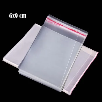

600 Pcs 6 x 9 cm Clear Plastic Packaging Bags 2.36" x 3.54" Poly OPP Small Cello Cellophane Bag for Gift Packing